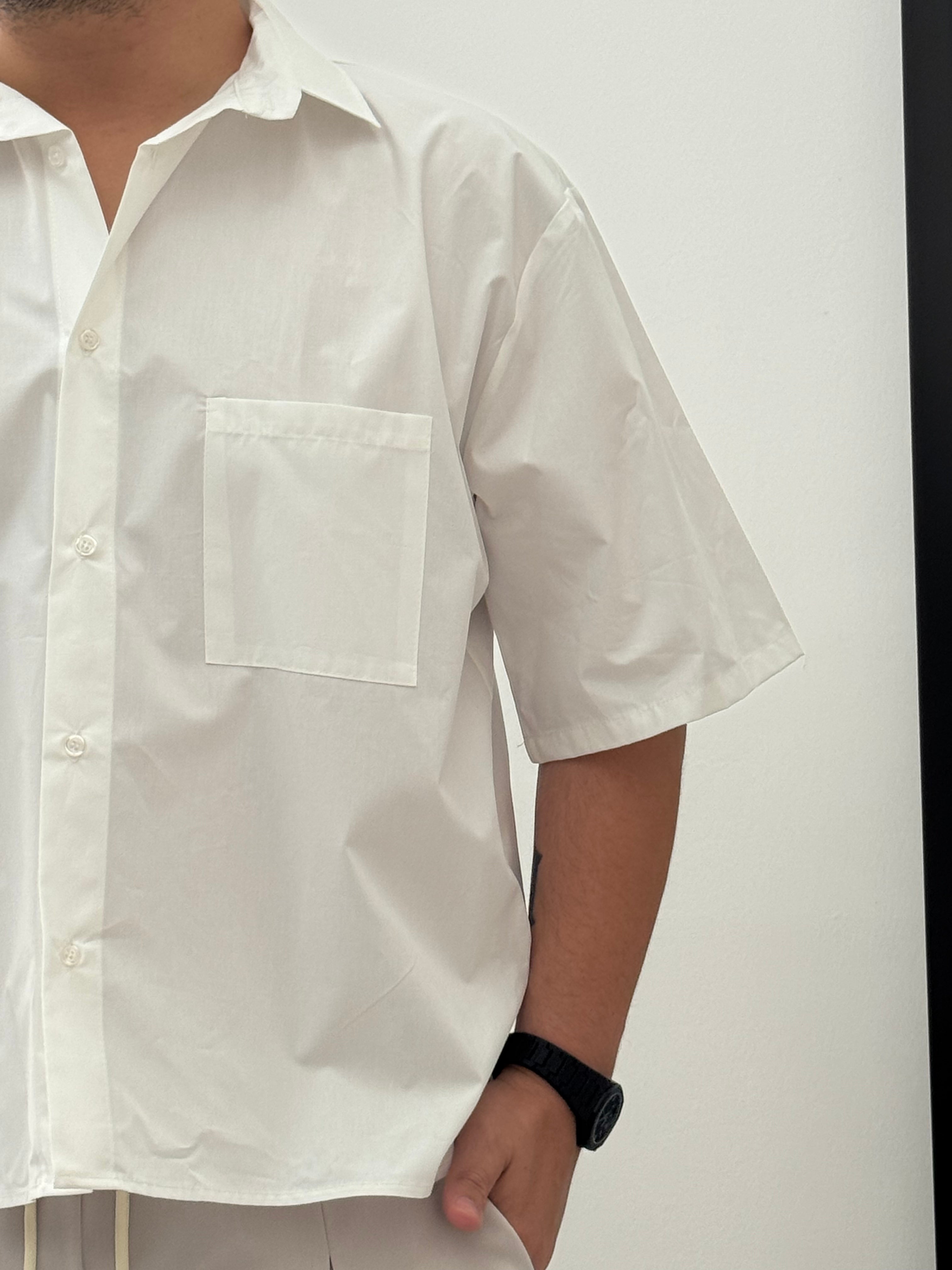 Camicia Crop Basic