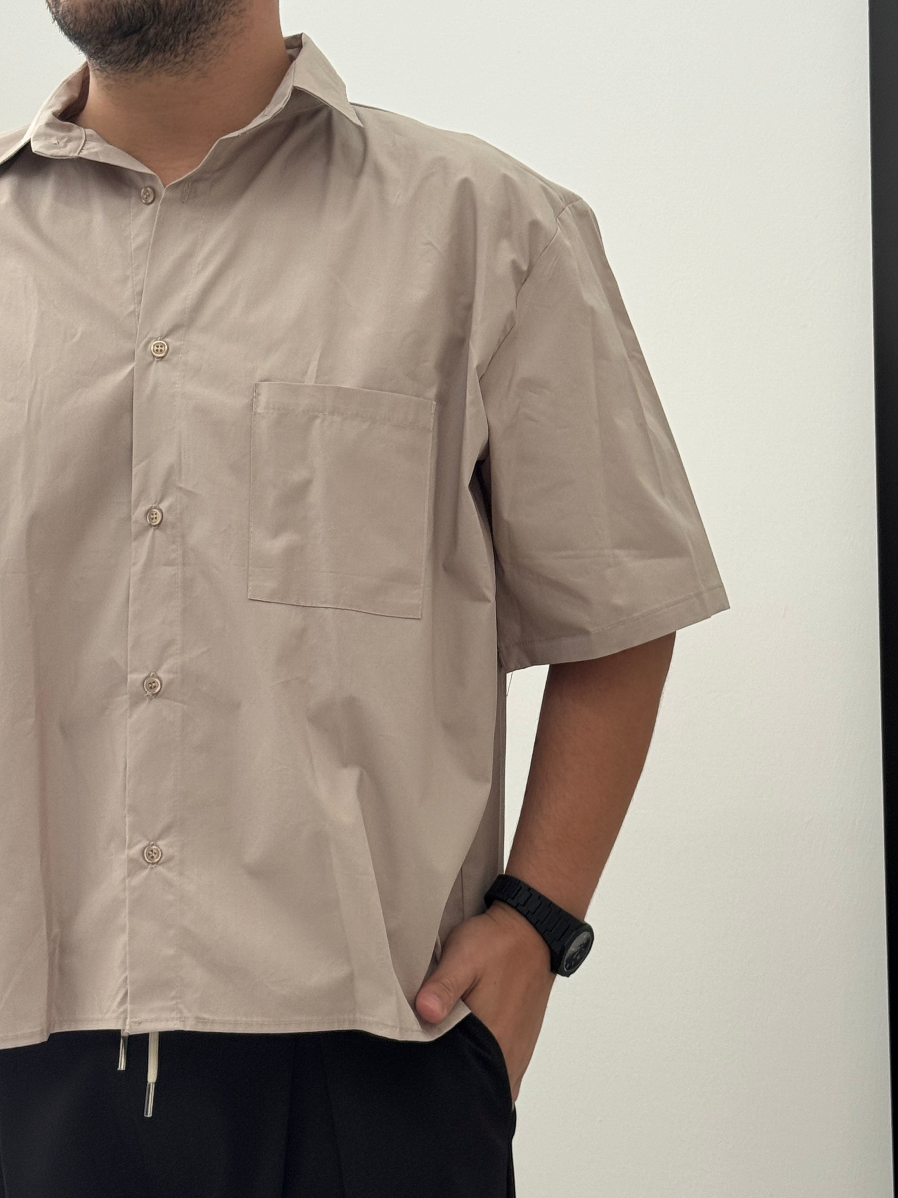 Camicia Crop Basic